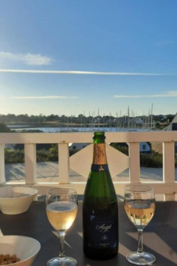 Notre champagne en vacances, ça fait du bien